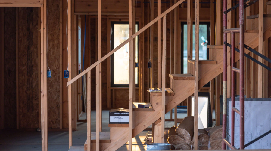 new home addition in progress